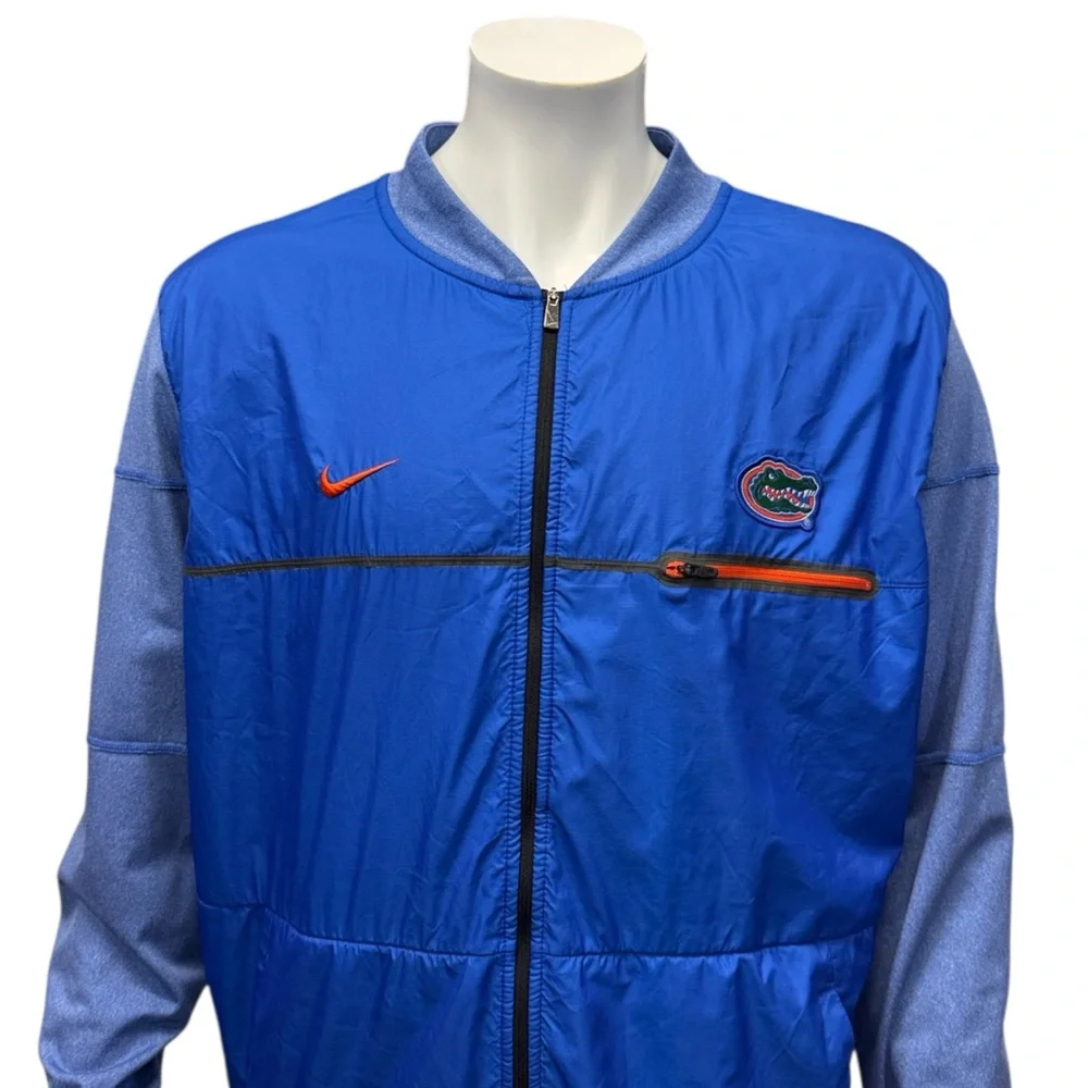 Nike Shield Embroidered University of Florida Gators Full Zip Raglan Jacket XXL